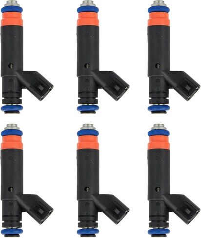 Fuel Injectors Compatible with Ford Taurus 2000-2007, Mercury Sable 2000-2005 V6 3.0L OHV Gas Replace# FJ320, 800-1323N, FJ10538, CM5130, 89052841, MP-10073, 6F1Z9F593AA, YF1Z9F593FA in Kuwait