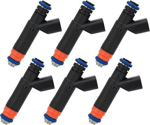 Fuel Injectors Compatible with Ford Taurus 2000-2007, Mercury Sable 2000-2005 V6 3.0L OHV Gas Replace# FJ320, 800-1323N, FJ10538, CM5130, 89052841, MP-10073, 6F1Z9F593AA, YF1Z9F593FA in Kuwait