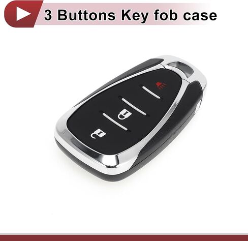 3 Buttons Key Shell Case HYQ4AA for Chevrolet Equinox 2018-2024 for Chevrolet Spark 2016-2022 Keyless Entry Remote Key Fob Replacement Case in Saudi Arabia