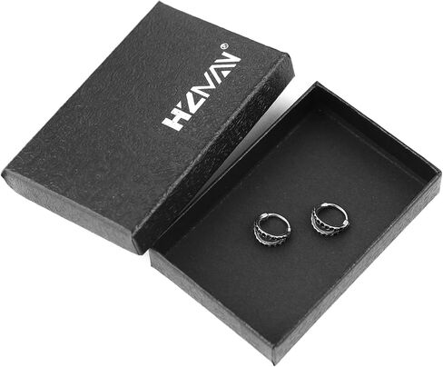 hzman 316l الجراحية الصلب يتوقف مزدوجة هوب حلقات الأنف لثقب الأنف الحاجز الدائري تشيكوسلوفاكيا هوب القرط الغضروف اللولب دايث الزنمة روك محارة الشفاه شحمة الأذن in Kuwait