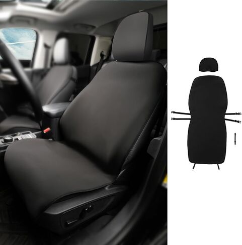 Seat Covers Compatible with 2015-2025 Chevrolet Colorado Neoprene Waterproof Seat Covers Front Seat Protectors Black 1PC All Weather 2024 Chevy Colorado Accessories in Saudi Arabia