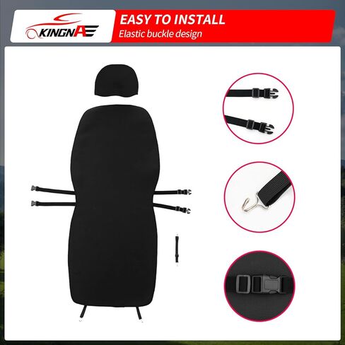 Seat Covers Compatible with 2015-2025 Chevrolet Colorado Neoprene Waterproof Seat Covers Front Seat Protectors Black 1PC All Weather 2024 Chevy Colorado Accessories in Saudi Arabia