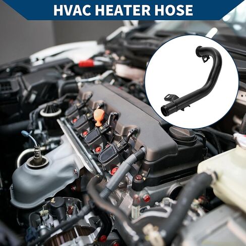 No.4781608AA/4781608AB/4781608AC HVAC Heater Hose for Chrysler Town & Country 2001-2008 for Dodge Grand Caravan 2001-2008 Inlet Water Tube Good Sealing Metal 1 Pcs Black in Saudi Arabia