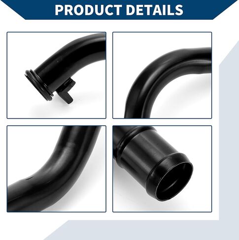 No.4781608AA/4781608AB/4781608AC HVAC Heater Hose for Chrysler Town & Country 2001-2008 for Dodge Grand Caravan 2001-2008 Inlet Water Tube Good Sealing Metal 1 Pcs Black in Saudi Arabia