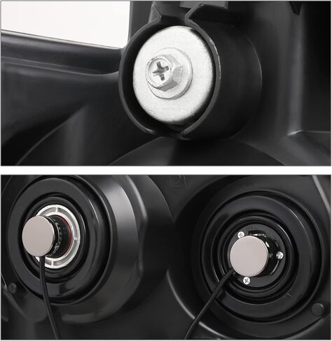 M-AUTO OE Style Chrome Headlights Assembly w/ 4 Pre-assembled 6000K LED Bulbs Compatible with 2007-2014 Chevy Tahoe Suburban 1500, 2007-2013 Avalanche Suburban 2500 in Kuwait