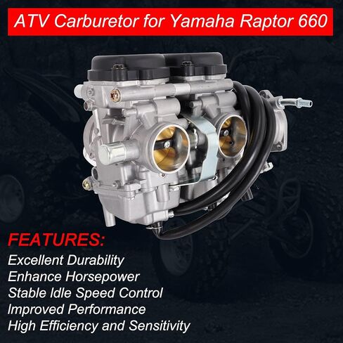 استبدال المكربن ​​لـ 2001-2005 رابتور 660 660R YFM660 YFM660R ATV Quad Carb يستبدل # 5LP-14900-00-00 5LP-14900-20-00 5LP-14900-30-00 in Kuwait
