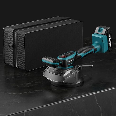 Cordless Tile Vibration Tool, Tile Vibration Leveling Machine for Makitta 18V Battery, 8 Speeds Adjustable Suction Cup with Digital Display, for Tile,Floor,Wall (Batteries not included) in Saudi Arabia