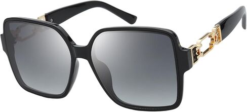 نظارة شمسية نسائية مربعة كبيرة الحجم من ماركة Jackie O Cat Eye Hybrid Butterfly الأنيقة من The Fresh - عبوة رائعة in Kuwait