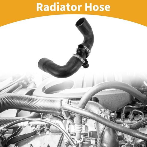 Radiator Hose No.11538645481 Engine Coolant Water Hose Pipe for BMW 328i XDrive 2.0L 2013-2016 Rubber Black Good Sealing in Saudi Arabia