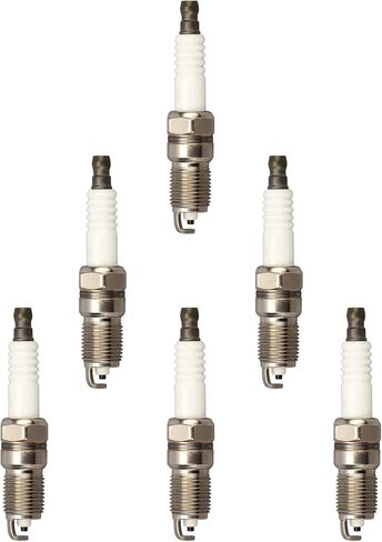 MAYASAF Spark Plugs 3951 قابس إشعال بديل للسيارات لـ Chevy 2000-07 1500، لـ Ford 2003-07 E-150 لنوع مقعد كاديلاك مدبب، قطر الخيط 14 مم (0.551 بوصة)/الوصول إلى 17.5 مم (0.689 بوصة) 8 عبوات in Kuwait