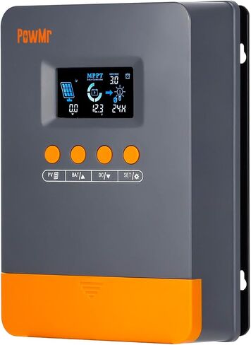 MPPT Solar Charge Controller 45Amp, 12V/24V Auto, 45A MPPT Charge Controller Max.PV Input 100V, Regulator Parameter Adjustable, LCD Display, Work for Li, Lead-Acid Battery in Saudi Arabia