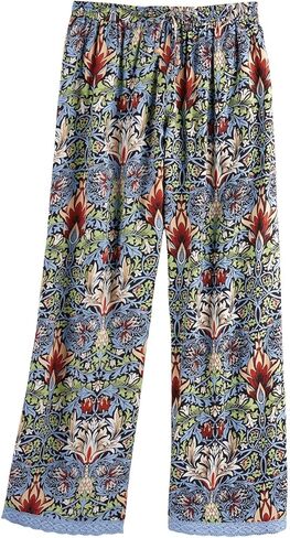 FLORIANA Womens Pajama Pants Lounge Pants Floral Wide Leg Pants, William Morris in Saudi Arabia