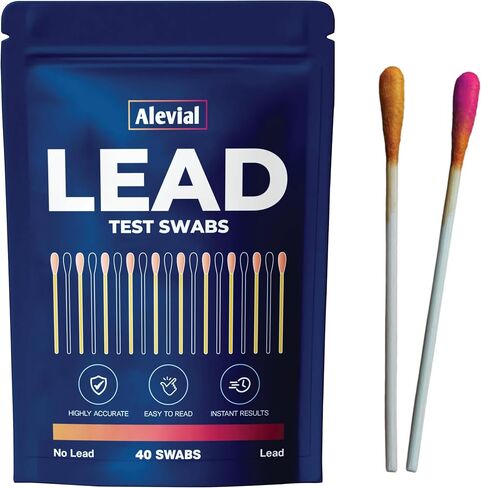 Lead Test Kit 20 Instant Testing Swabs for Home Dip Swab in Water (No Vinegar Required) Lead Detector Dishes Paint Metal Surface Detection in Saudi Arabia