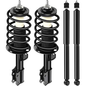 SCITOO Front Complete Struts Spring Assembly Rear Shocks Struts Fits 2012-2016 for Toyota Prius C Quick Struts 172289 343442 - Set of 4