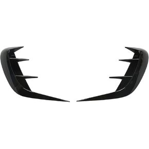 2PCS Rear Bumper Lip Spoiler Piano Black Smooth Proof Replacement for Benz C Class W206 2022 Spoiler Rear Bumper Diffuser Spoiler Rear Bumper Lip Spoiler Rear
