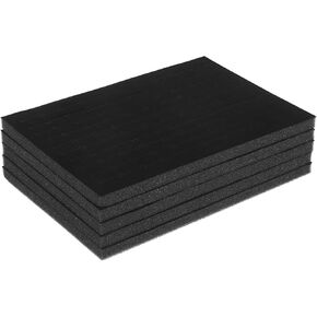 5pcs Black Foam Jewelry Inserts, Ring Earring Display Tray Sponge Pad Jewelry Inserts Holder for Selling Rings Jewelry Display Retail Showcase Box