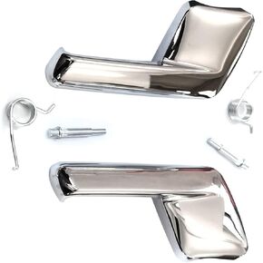 Pair of Interior Door Handles Compatible with 2003-2006 Ford Expedition, Front or Rear,Left and Right Inner Handle Inside Door Lever Replaces 6L1Z7821819B 6L1Z7821818B