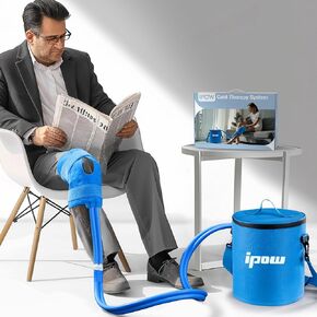 Cold Therapy Machine Ice Machine for Knee After Surgery, Ice Therapy Machine for ACL Knee Surgery Recovery, Knee Ice Machine, Ideal for Sport Injuries, Knee Pains, Strain &Stiffness, Sprain Swelling