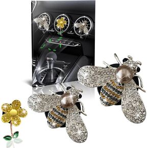 Mushroom Auto Accessories Car Vent Clips - Cute female car Air Fresher Vent clip, Car air freshener Aromatherapist clip with diffuser, Long lasting fragrance (3 pieces of mushroom & 1 hook)