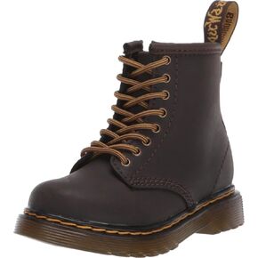 Dr. Martens 1460 Lace Up Fashion Boot (Toddler) Dark Brown Wildhorse Lamper 7 UK (US 8 Toddler) M