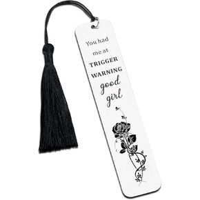 Spicy Reader Bookmark for Women Book Lover Bookish Smut Book Marker with Tassels for Birthday Valentine Gifts Female Friends Her Bookworms Book Accessories for Reading Lovers Dark Romance Lover Gifts