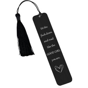 إشارة مرجعية للقارئ الحار للنساء محبي الكتب، علامة كتاب مع شرابات لهدايا عيد الحب وعيد الحب، صديقاتها، ملحقات الكتب لعشاق القراءة، هدايا عاشق الرومانسية الداكنة in Kuwait