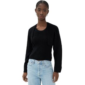LNA Women's EAN Shrug Sweater Set