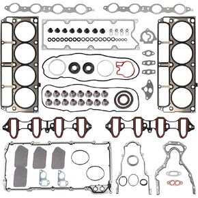 Cylinder Head Gasket Full Set 2002-2011 for LS 4.8L 5.3L Compatible with Chevy Avalanche Express Silverado Suburban SSR Tahoe,Rainier Escalade