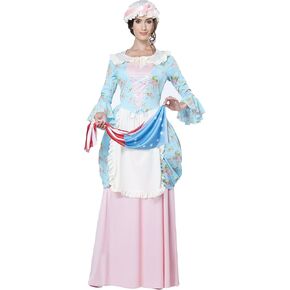 أزياء كاليفورنيا زي المرأة الاستعمارية