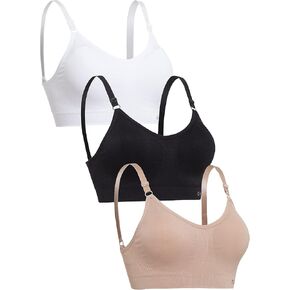 Comfortable Casual Spandex Sports Bra Without Underwire and Seamless, with Fixed Padding