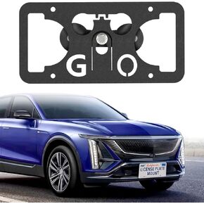 No Drill Front License Plate Bracket Mount Kit Compatible with Cadillac CT5-V Blackwing 2022-2024, Front Bumper License Plate Mounting Kit