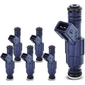 A-Premium Fuel Injectors Compatible with Chrysler Town & Country 1992-1993, New Yorker, Dynasty & Dodge Grand Caravan, Caravan & Plymouth Grand Voyager, Voyager, 3.3L, Set of 6