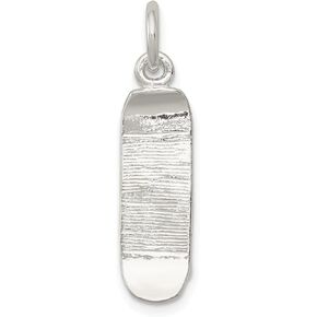 Lex & Lu Sterling Silver Skateboard Charm