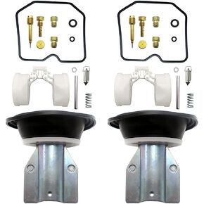 2-Pack Carburetor Repair Kits Replacement for Kawasaki EX500 GPZ500 Ninja 500R 1997-2009 Ninja 500 1987-1993