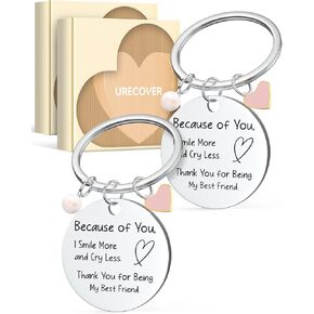 Christmas Stocking Stuffers Gifts for Friends Women Gift for Women Best Friendship Keychains for Sister Girls Bestie Unique Birthday Gifts Ideas Heartfelt Present Keychain