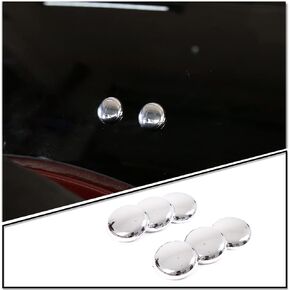LLKUANG ABS Car Tail Glass Screw Protective Cover Trim for Toyota FJ Cruiser 2007-2021 Tail Box Decoration Accessories