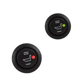 3 Pin Car Seat Heater Switch 2X Car Seat Heater Switch Universal 3 Pin Round Heated Hi Low Off Control Air Conditioning & Heater Control