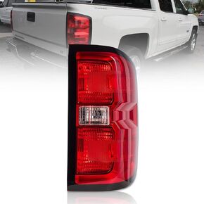 Tail Lights for 2014 to 2015 Chevy Silverado GMC 1500 2500 3500 w/bulbs Wiring Harness Fit for 2016-2019 Silverado W/o Harness 2014-2018 GMC Sierra Rear light Passenger Side