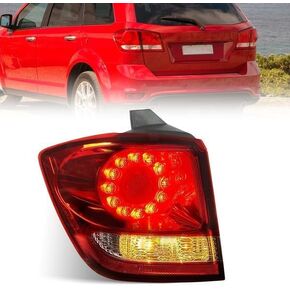Outer Tail Light Assembly Compatible with 2011-2020 Dodge Journey LED Rear Lamp Direct Replacement 68078465AD CH2804105 (Left Driver Side)