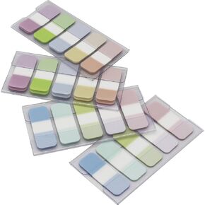 Tabs Flags Solid Assorted Colors, 0.625 x 1.71 Inch Alternating Sticky Tabs, Easy to Post, 4 On-The-Go Dispensers/Pack, 400 Pages Total