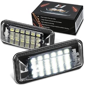 Pair of LED License Plate Lights Compatible with 13-20 Subaru BRZ / 15-21 WRX / 08-22 Impreza / 16-21 Crosstrek,LPL-ZTL-9078