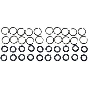20 Sets of 3/8" Impact Wrench Socket Retainer Rings with O-Ring,Impact Friction Ring,hog Ring.