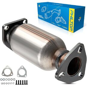 PHILTOP Catalytic Converter for 2009-2015 Pilot, 2011-2013 Odyssey, 2008-2012 Accord 3.5L, 2009-2014 TL, 2010-2014 TSX, 3 pcs, EPA Complaint #OE Replace 16658 16643 16447
