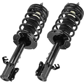 Front Complete Coil Spring Strut Shock Absorber Compatible with Ford Escape 2001-2012, for Mercury Mariner 2005-2011, for Mazda Tribute 2001-2011, Pair of Hydraulic Strut Replace for 171593 171594