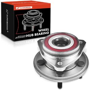 A-Premium Front Wheel Bearing and Hub Assembly with 5-Lug Compatible with Jeep Wrangler 2000-2006, Cherokee 1999-2001, TJ 2000-2006