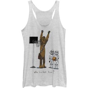 STAR WARS Chewie Basketball Women's Racerback Tank Top