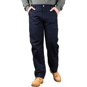BOCOMAL FR Pants for Men Casual Style Lightweight 100% C Rip Stop Water Repellent Finish Flame Resistant Jeans Relax Fit