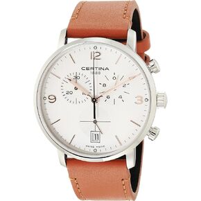 Certina, Mens, DS Caimano Chronograph, Stainless Steel, Swiss Quartz Watch, C0354171603701