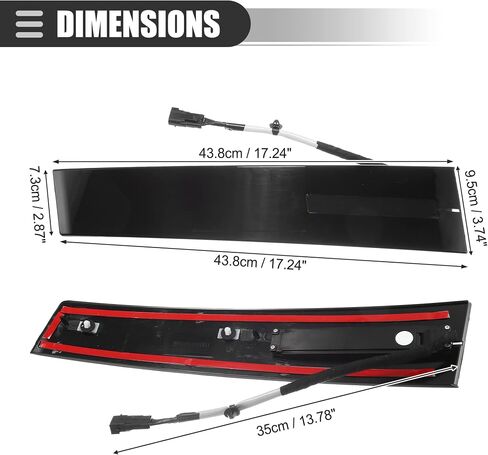 Motoforti B Pillar Trim, Left Driver Side Door Entry Keypad Pillar Trim Panel, for Ford Explorer 2011-2019, Plastic, DB5Z-782055-AC, Black in Saudi Arabia