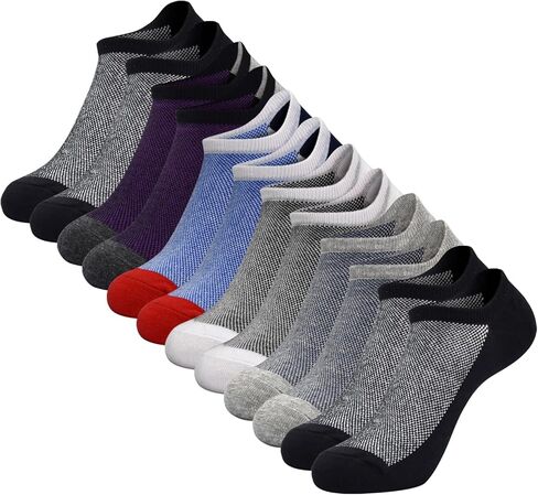 ELUTONG No Show Men Socks 6 Pairs Low Cut Ankle Cotton Short Casual Socks in Saudi Arabia